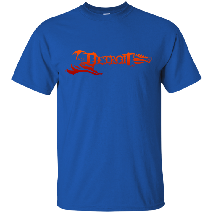 Detroit Guitar Orange T-Shirt