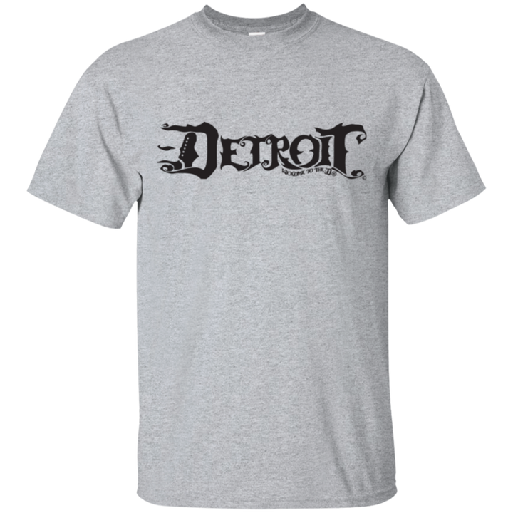 Detroit Guitar Top D Black T-Shirt