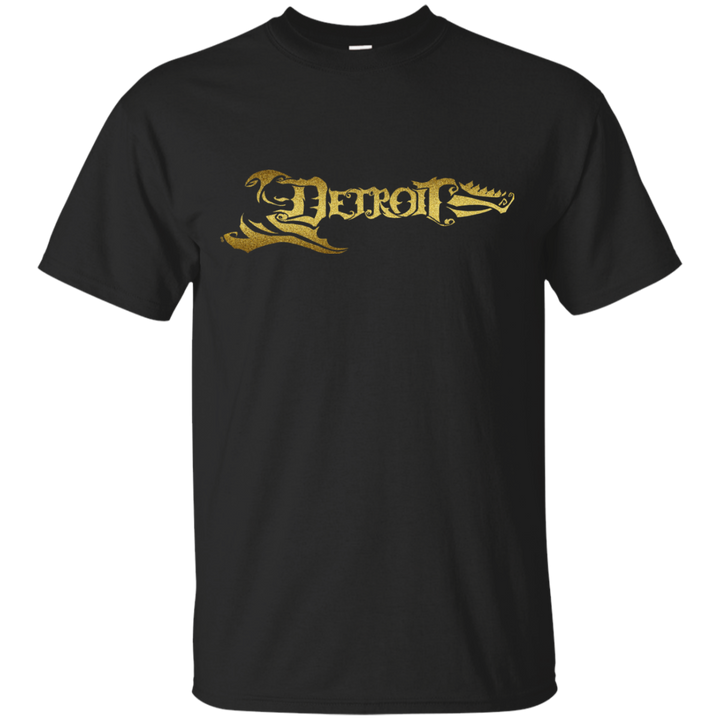 Detroit Guitar Gold T-Shirt