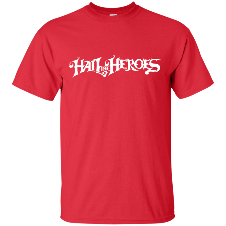 Hail the Heroes Long White T-Shirt