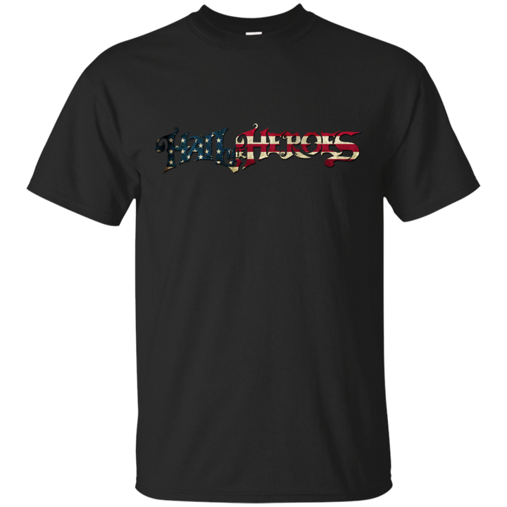 Hail the Heroes Long American Flag T-Shirt