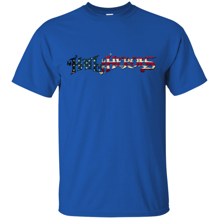 Hail the Heroes Long American Flag T-Shirt