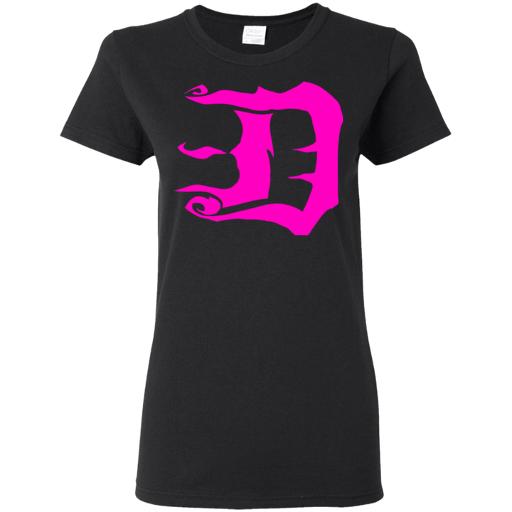 Pink D Ladies T-Shirt