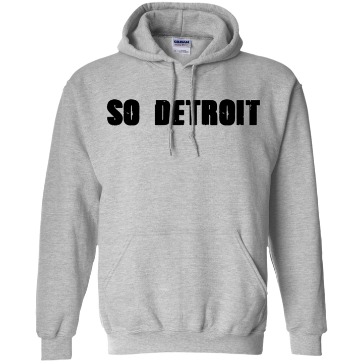 So Detroit Black Hoodie