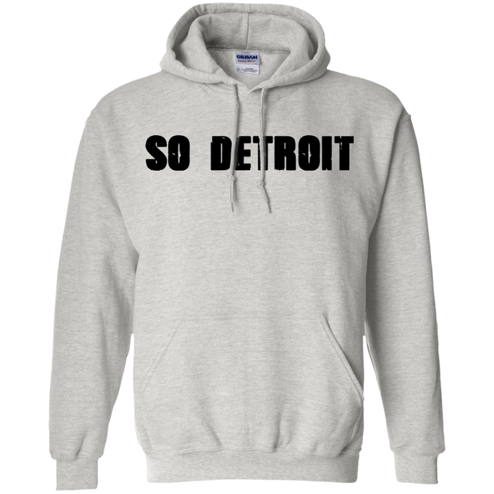 So Detroit Black Hoodie