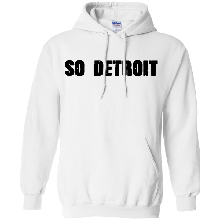 So Detroit Black Hoodie