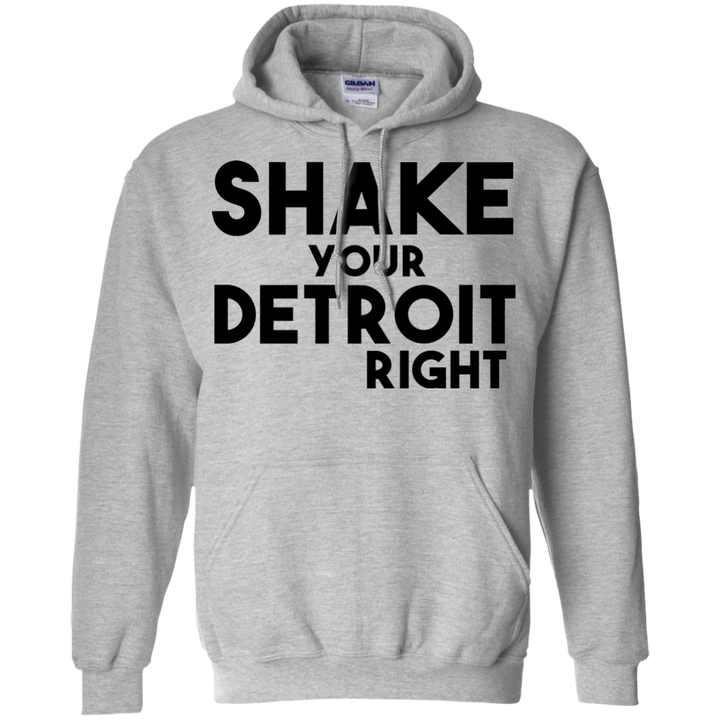 Shake your Detroit Black Hoodie