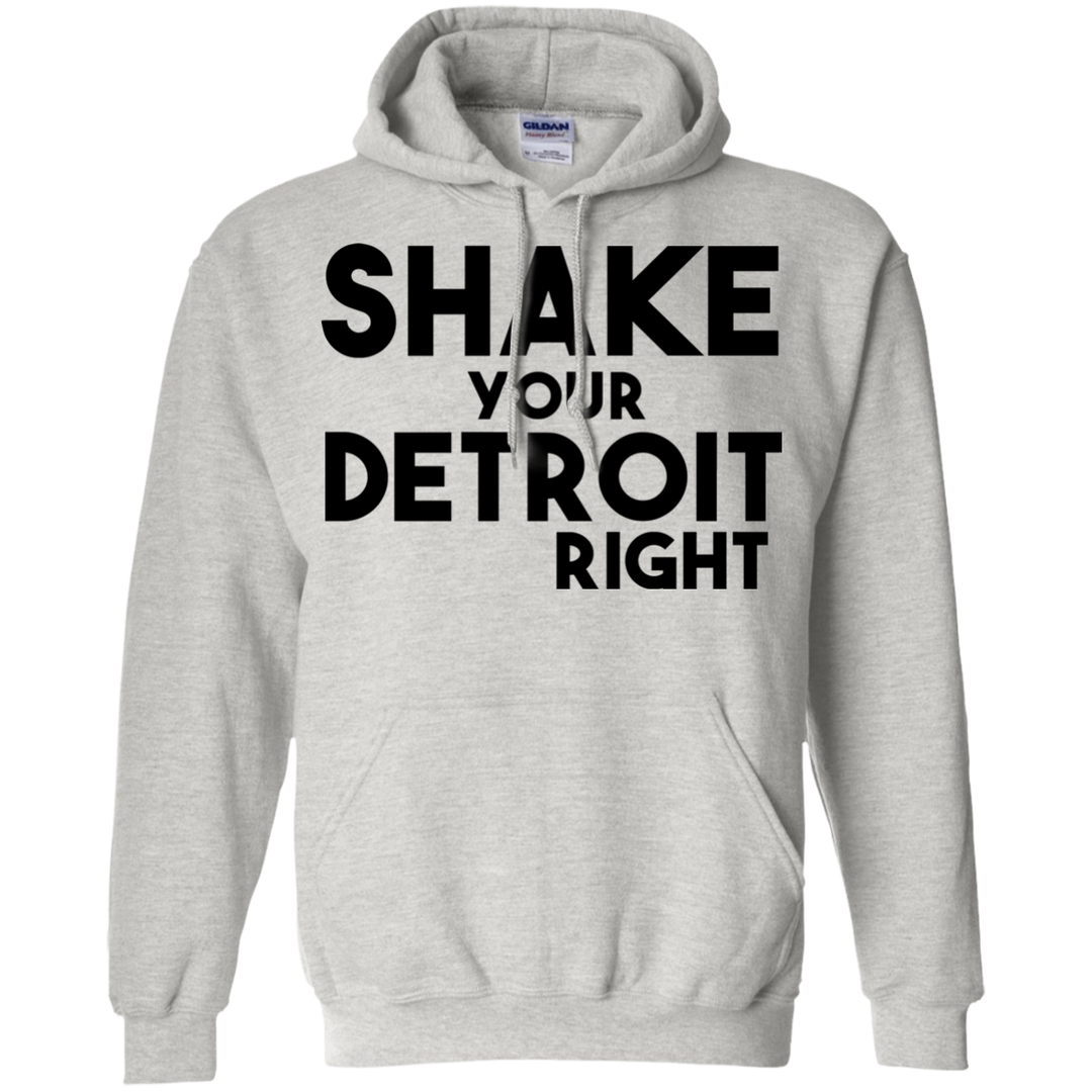 Shake your Detroit Black Hoodie