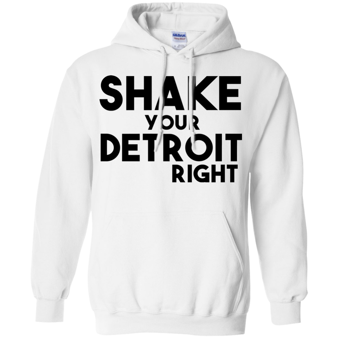 Shake your Detroit Black Hoodie