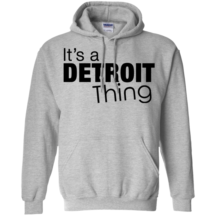 Detroit Thing Black Hoodie