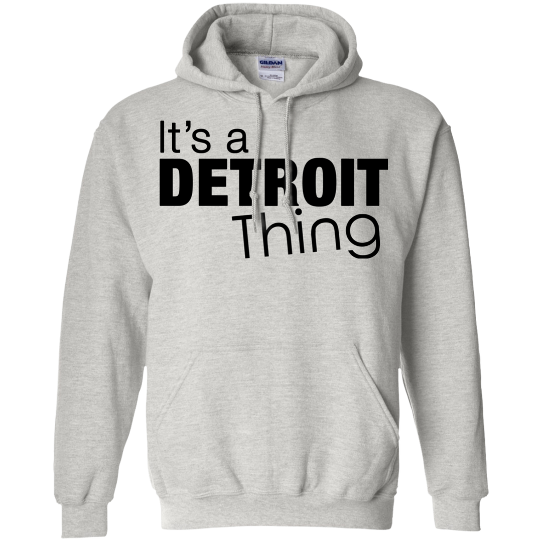 Detroit Thing Black Hoodie