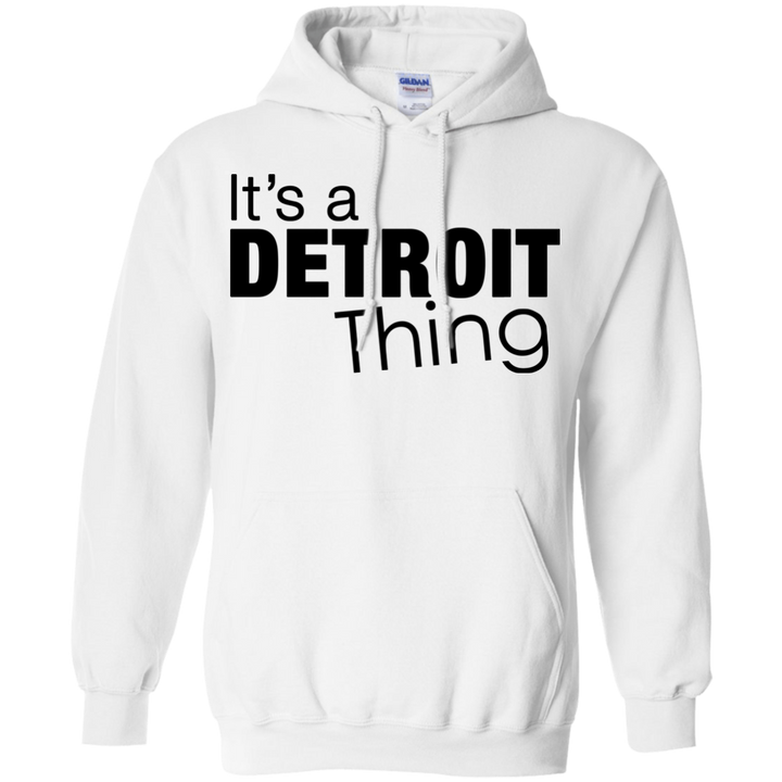 Detroit Thing Black Hoodie