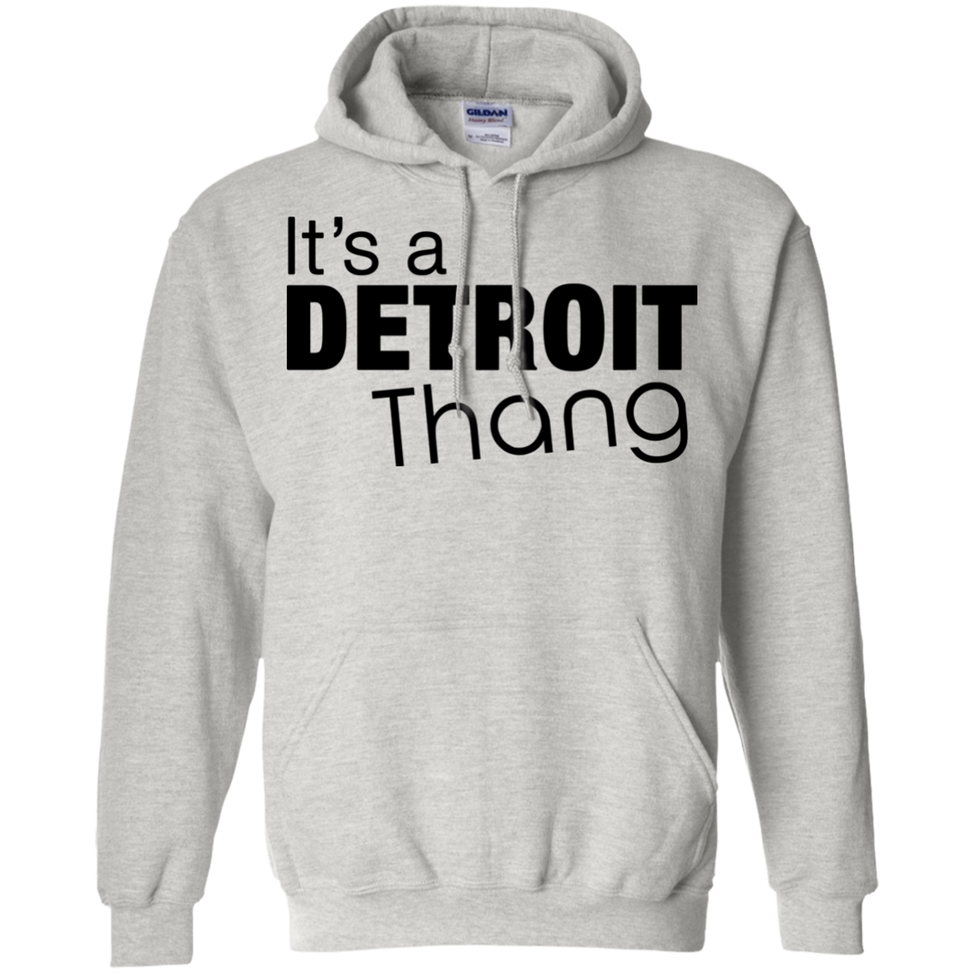 Detroit Thang Black Hoodie