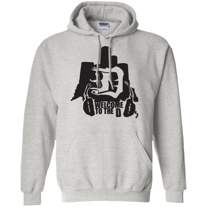 Welcome to the D Headphones Black Hoodie