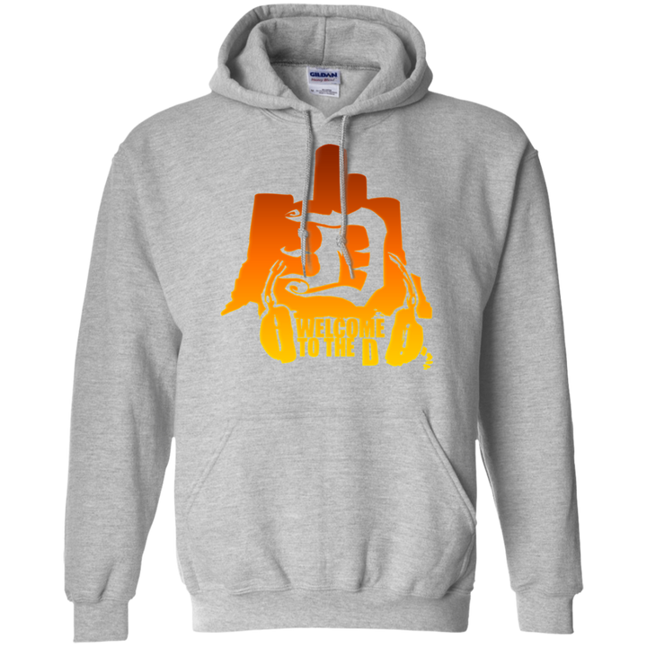 Welcome to the D Headphones Orange Hoodie