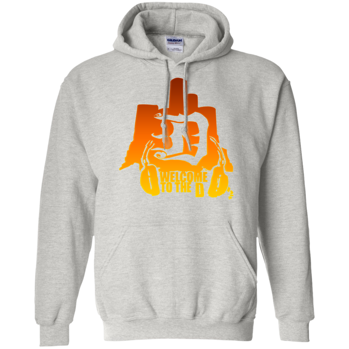 Welcome to the D Headphones Orange Hoodie