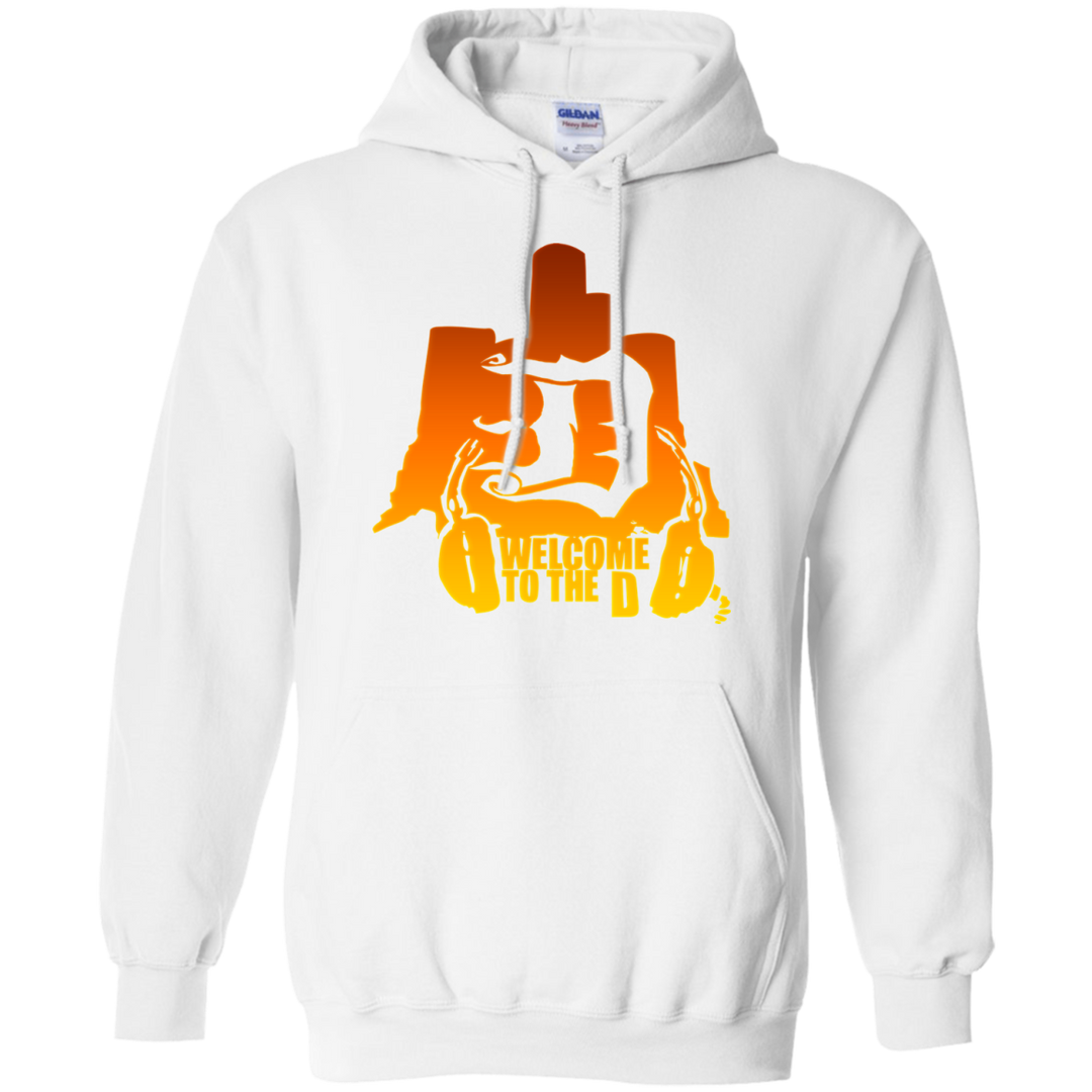 Welcome to the D Headphones Orange Hoodie