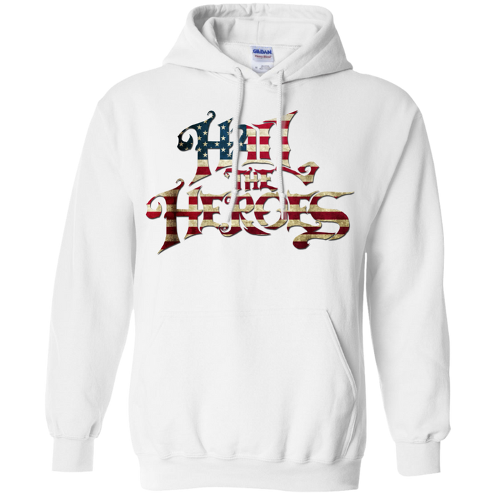 Hail the Heroes American Flag Hoodie