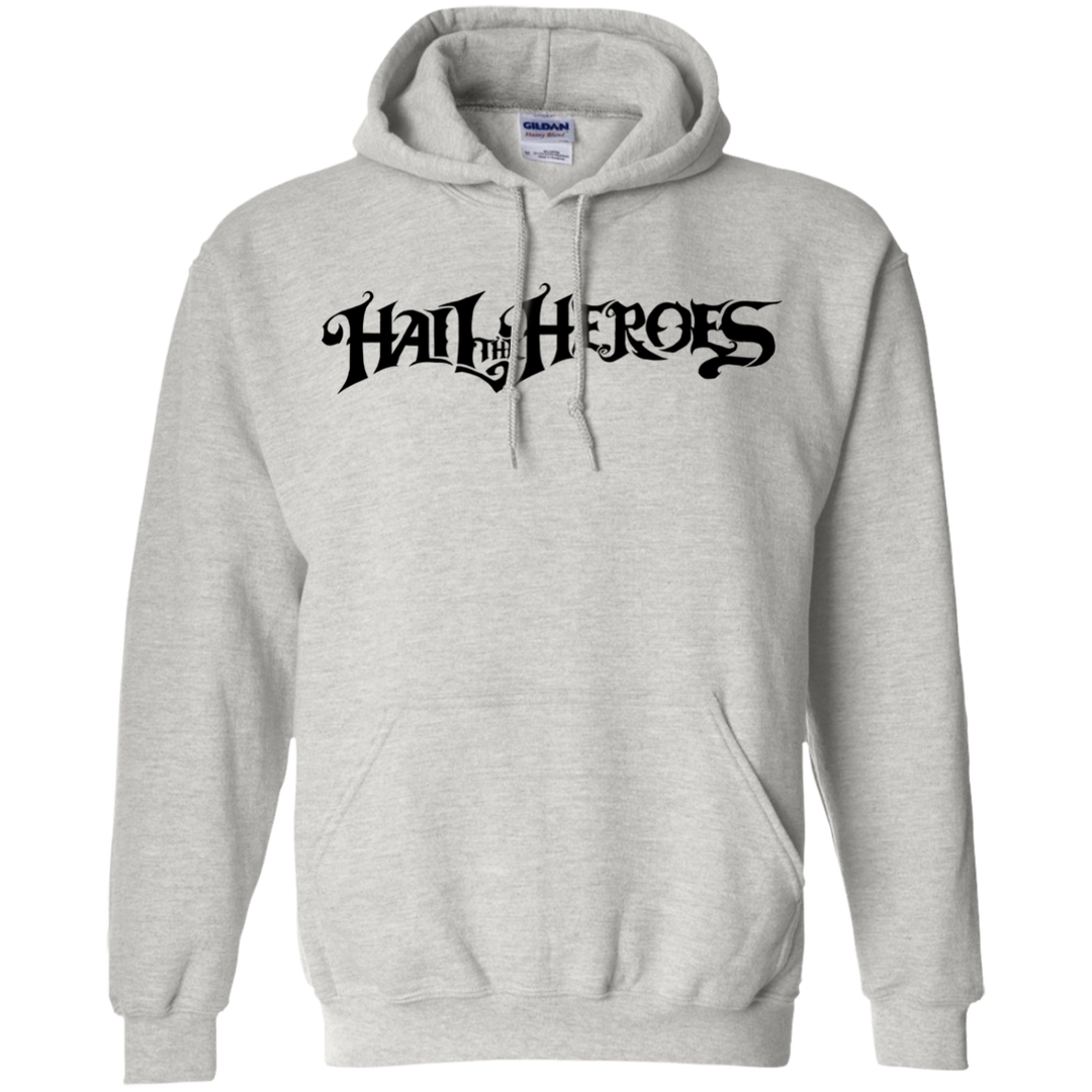 Hail the Heroes Long Black Hoodie