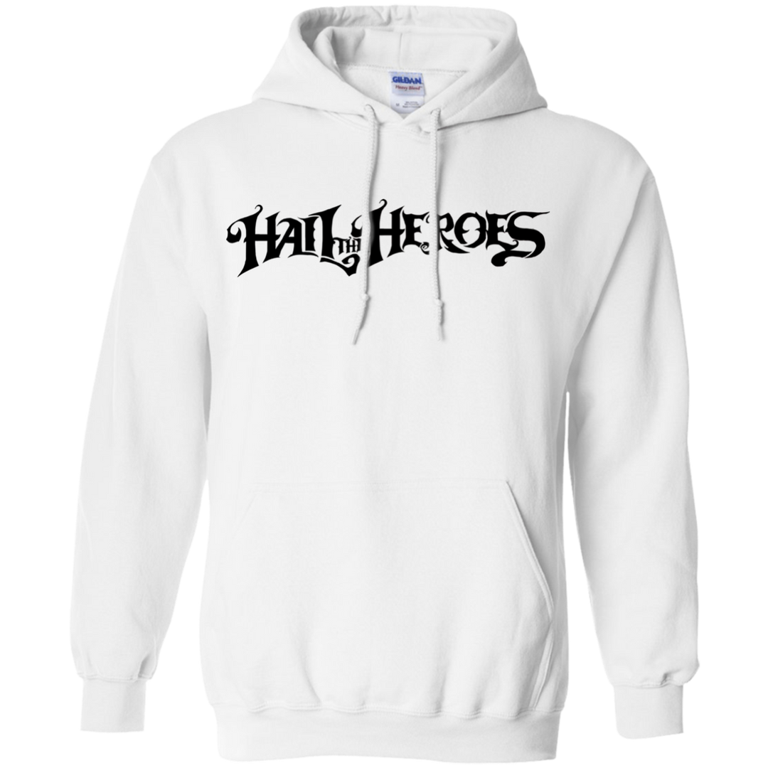 Hail the Heroes Long Black Hoodie