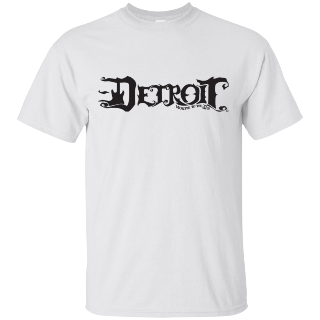 Detroit Guitar D Black T-Shirt