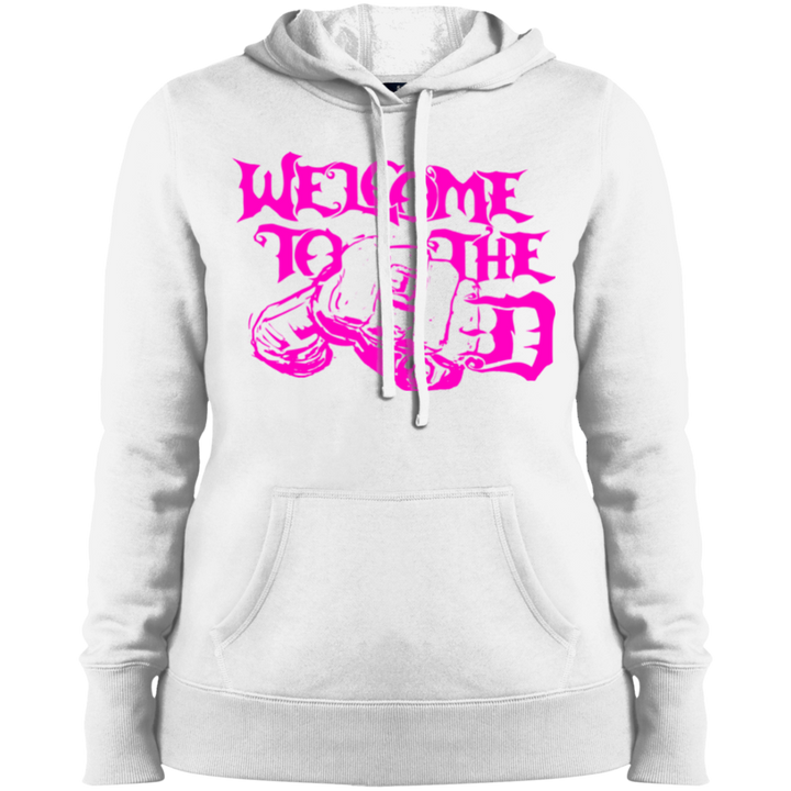 Welcome to the D Fist Pink Hooded Sweatshirt