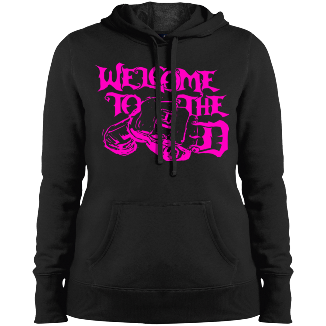 Welcome to the D Fist Pink Hooded Sweatshirt