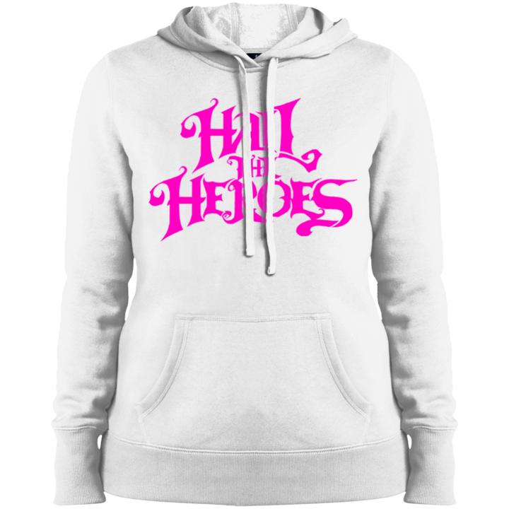 Hail the Heroes Stacked Pink Hooded Sweatshirt