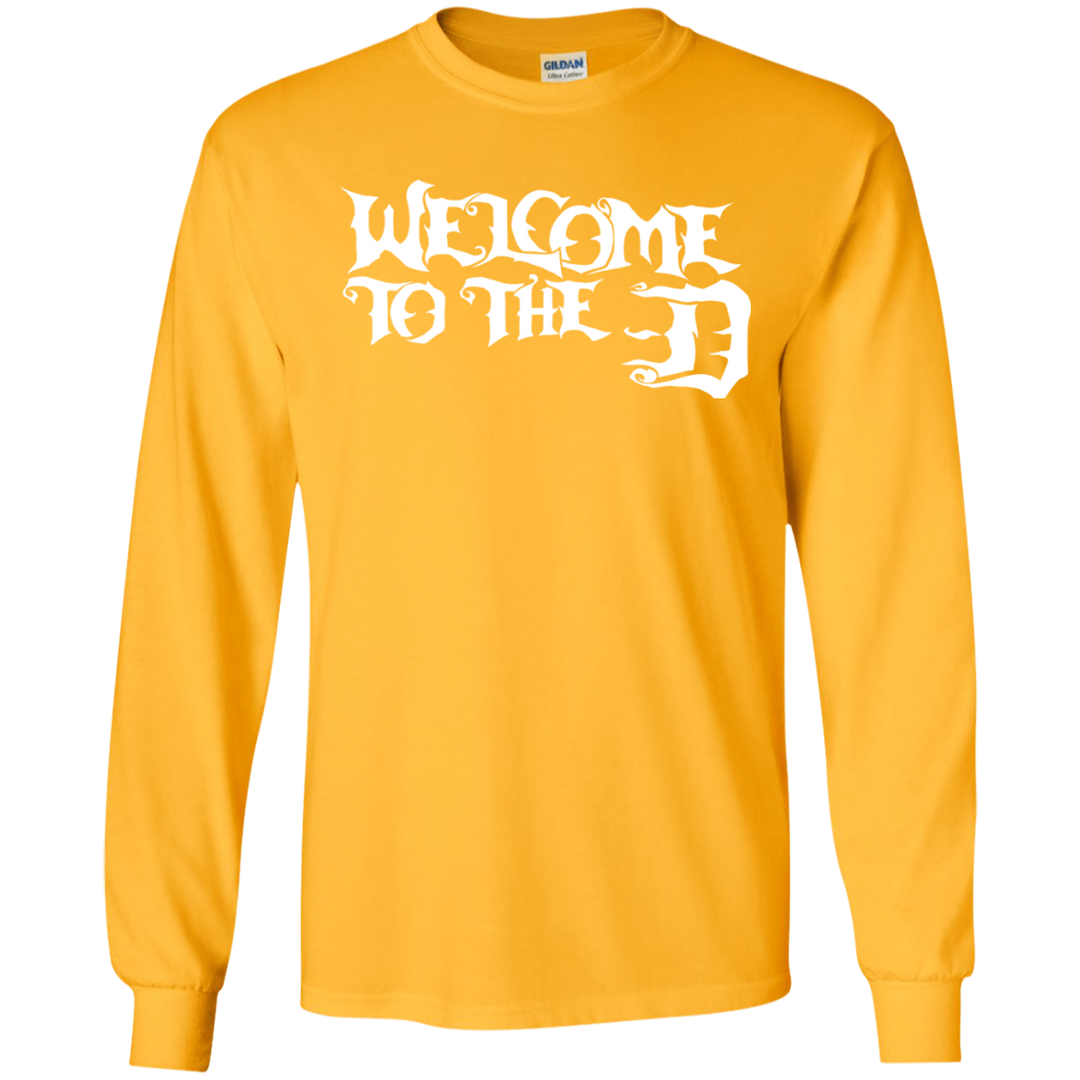 Welcome to the D White LS T-Shirt