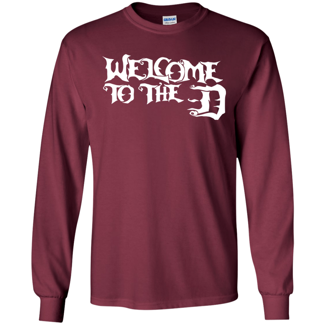 Welcome to the D White LS T-Shirt