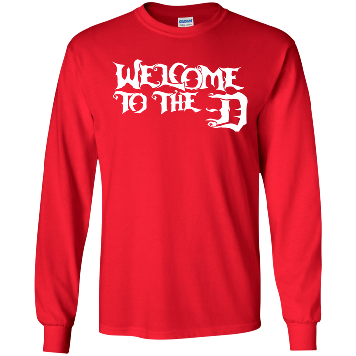 Welcome to the D White LS T-Shirt